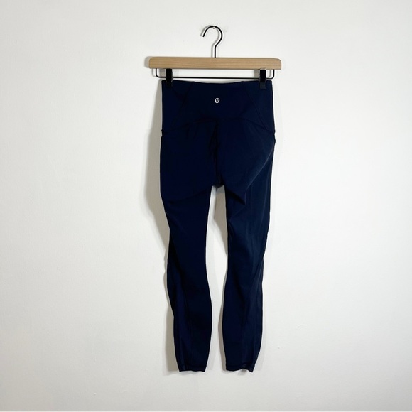 Lululemon Train Times 7/8 Pant 25" Midnight Navy Leggings - Picture 9 of 10